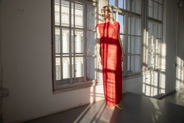 Draped Evening Dress - Image 2