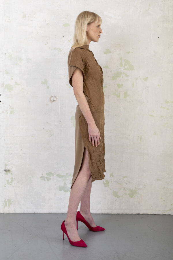 Draped Crincle Dress - Image 2