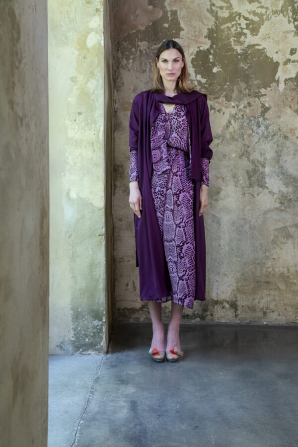 Silk Shawl Blouse - Image 2
