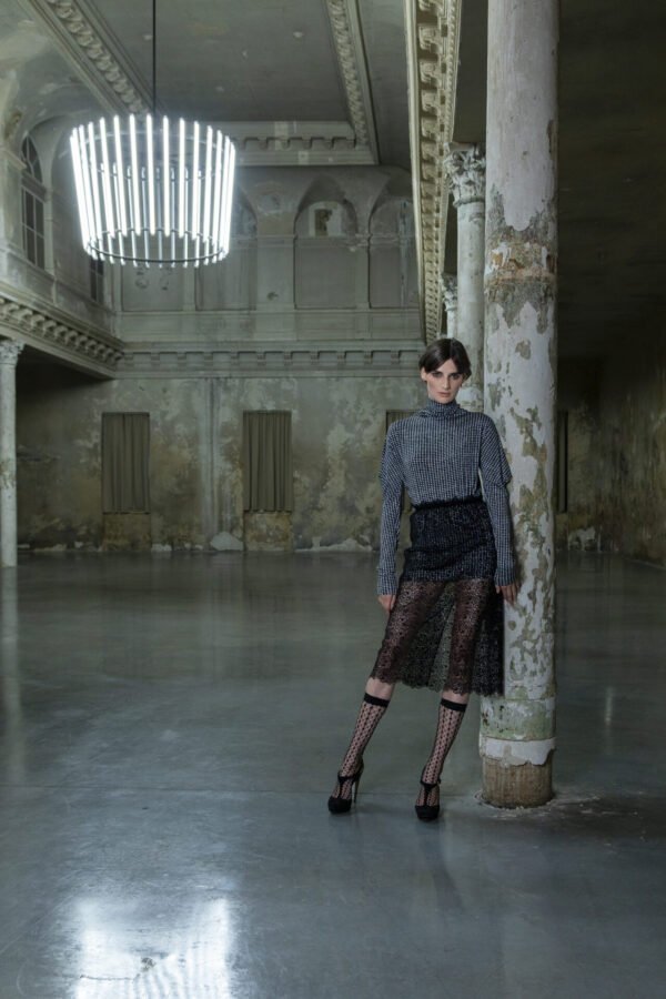 Lace Pencil Skirt