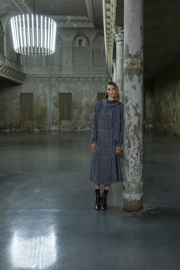 Oversized Belted Dress