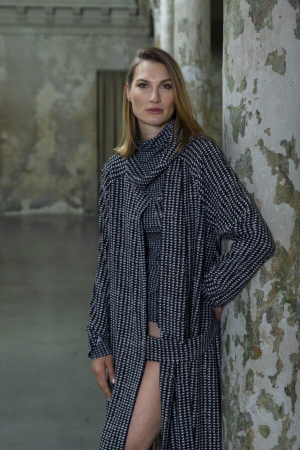 Oversized Belted Dress - Image 2
