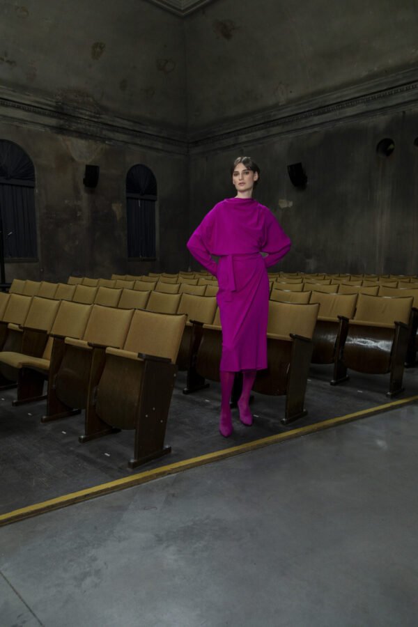 Jersey Wraparound Dress - Image 5