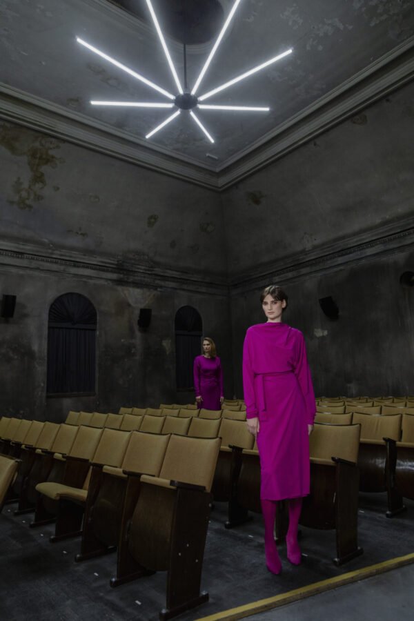 Jersey Wraparound Dress - Image 4