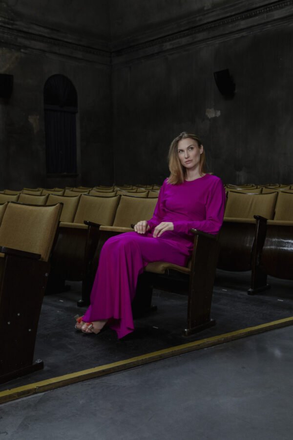 Draped Jersey Dress