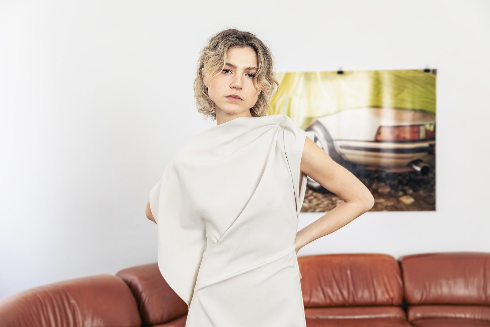 Draped Signature Dress - Image 4