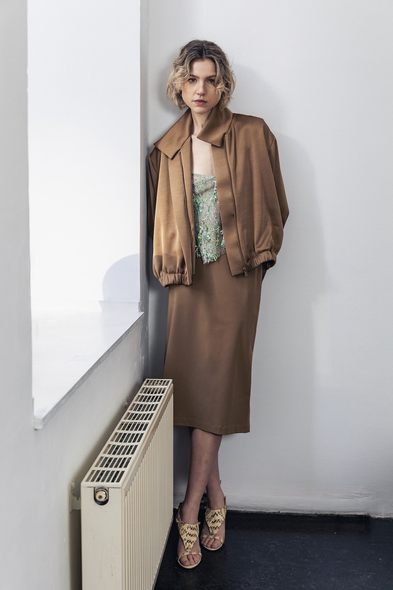 Satin Blouson - Image 2