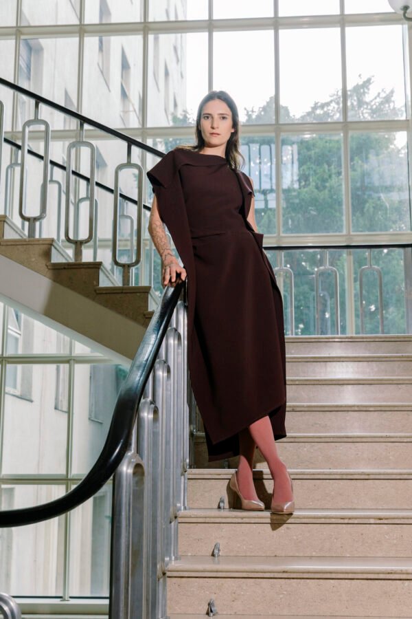 Draped DRESS